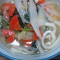シーズー可愛い's cooksnap of when they made トロ玉うどん.