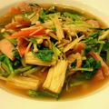 みゃあねこ's cooksnap of when they made 小松菜ﾍﾞｰｺﾝ､ｲﾛｲﾛ野菜の炒め煮.