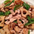 0chan777's cooksnap of when they made 豚肉とレンコンの柚子胡椒炒め.