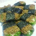 ＭＩ‐ＭＩ's cooksnap of when they made ごまたっぷり♪ピーマンの肉つめ.