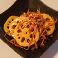 蒼二才's cooksnap of when they made とろとろシャキシャキ☆蓮根のきんぴら.