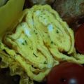 kana8chi's cooksnap of when they made お弁当に粉チーズとパセリの卵焼き.