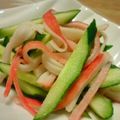 たもたん's cooksnap of when they made きゅうりとかにかまの手間なしサラダ.