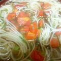 yuumicham's cooksnap of when they made 超さっぱり！梅干しともずくの汁そば.