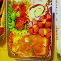 ちなっこっく's cooksnap of when they made お弁当・おつまみに∮厚揚げの明太子さんど.