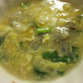 miyuki12's cooksnap of when they made 牡蠣・海老が縮まず大きいまんまのスープ.