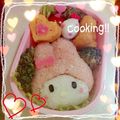 ちょこがすきw's cooksnap of when they made マイメロちゃん キャラ弁.