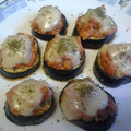 こみれ's cooksnap of when they made ナスのひとくちピザ～柚子コショウ風味✿.