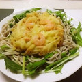 ayaakari's cooksnap of when they made 野菜のかき揚げと水菜の温かいお蕎麦.
