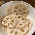 たーそ's cooksnap of when they made レンコン水煮の簡単和え物.