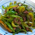 キッチン☆福にゃん's cooksnap of when they made 分量簡単♪なのに本格的な青椒肉絲.