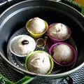 あず7225's cooksnap of when they made おせちリメイク★黒豆とチーズの蒸しパン.