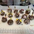 けろ's cooksnap of when they made バレンタイン★子供と簡単可愛いねこチョコ.