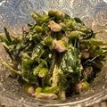 おぐにゃんこ's cooksnap of when they made ハルジオンの胡麻和え　春菊の味.