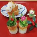 Newチヨコっと♪'s cooksnap of when they made おせち料理に☆おもてなしに☆ちくわ門松.