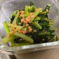 さちaro's cooksnap of when they made 小松菜の鮭フレーク炒め：お弁当野菜おかず.