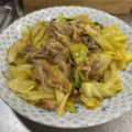 ミアンミアン's cooksnap of when they made 豚こまとキャベツのカレー炒め.