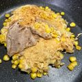 クックQKP400☆'s cooksnap of when they made 24cmフライパン1枚分のお好み焼き.