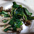 ゆりのもり's cooksnap of when they made 小松菜ときのこのピリ辛和え.