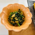 ちいさん's cooksnap of when they made ゴマ油が決めて！ほうれん草の納豆あえ♪.
