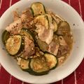 kei☆1121's cooksnap of when they made ズッキーニ＆豚ロース薄切り☆生姜焼き.