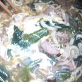 yumiyuta's cooksnap of when they made クイック！椎茸のかき玉うどん.