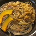 ううこりす's cooksnap of when they made 余ったカレーリメイク☆チーズカレーパスタ.