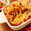 いやんのん＊'s cooksnap of when they made ミートソースリメイク♡絶品パスタグラタン.