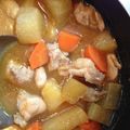 ぽむぽむ★'s cooksnap of when they made 大根と鶏肉の味噌煮込み.