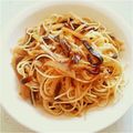 ゆっぺぇ's cooksnap of when they made 簡単!こく旨！奈良漬パスタ.
