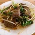 Nekozame's cooksnap of when they made レバニラ炒め～♪.