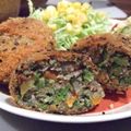 えれふぁん's cooksnap of when they made 菜の花たっぷりメンチカツ.