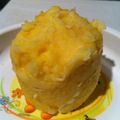 カナラ♪'s cooksnap of when they made 米粉で簡単☆レンジでかぼちゃ蒸しパン.