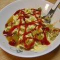mel✩'s cooksnap of when they made 給食のさつま芋☆ゴロゴロ☆オムレツ.