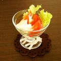 ミナいちご's cooksnap of when they made 超簡単！さっぱりトマトと濃厚わさびマヨ★.