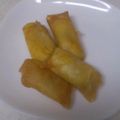 まいちゃちゃん's cooksnap of when they made 中からトロッと♥簡単♥デザート春巻き.