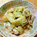 たくちくた's cooksnap of when they made 油を使わないたっぷり白菜の豚こま炒め♪.