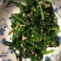 きくたん's cooksnap of when they made ほうれん草の塩麹胡麻和え.