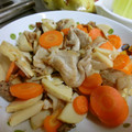 すみれ１９３'s cooksnap of when they made 筍と豚肉の塩麹炒め.