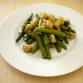 principito's cooksnap of when they made アスパラとほたてのサッと炒め.