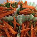 tasaya's cooksnap of when they made 鮮やか☆お弁当用人参・ピーマン炒め物.