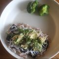 みるく茶's cooksnap of when they made 胡麻好きの♪アボカドしらす丼.