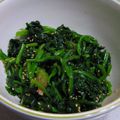 Lana's cooksnap of when they made ほうれん草の簡単ナムル.