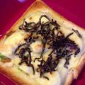りんでありんす's cooksnap of when they made トマトとしらすと塩昆布の大葉風味トースト.