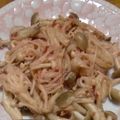 単！！'s cooksnap of when they made バター風味deえのきの梅肉炒め.
