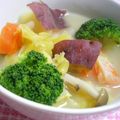 にゃぁくん's cooksnap of when they made ～。：＊食べ～るスープ＊：。～.