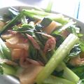 remiko's cooksnap of when they made ★小松菜と桜海老のナンプラー炒め★.