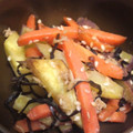 sun1's cooksnap of when they made にんじんとさつま芋の塩こんぶ炒め.