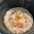 わか★'s cooksnap of when they made 一歳離乳食　ひじきの炊き込みご飯.