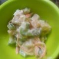 くるみなちょん☆'s cooksnap of when they made 簡単！柿とレーズンのサラダ♪.